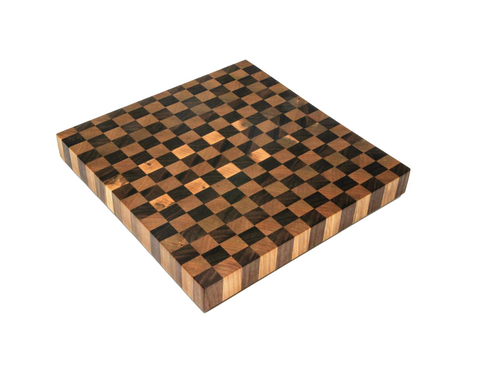 READY TO SHIP - Checkerboard End Grain (12.5" x 12.75")