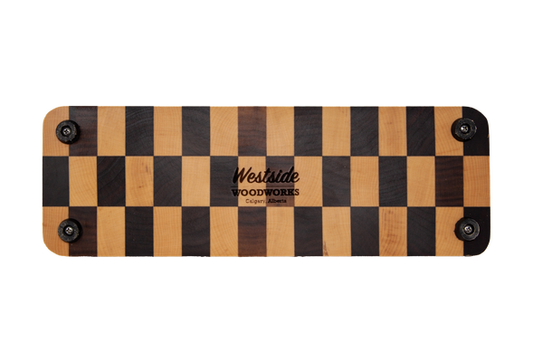 READY TO SHIP - Checkboard End Grain (12.5" x 4")