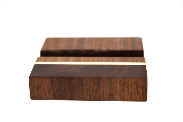 Phone or Tablet Docking Station - Walnut with Maple Accents