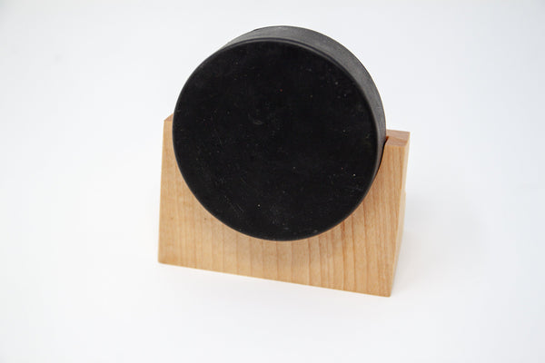 Hockey Puck Display Case - Maple